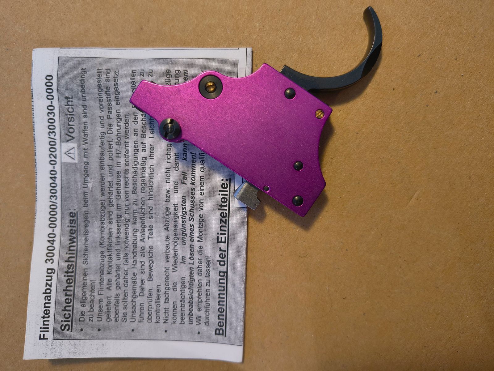 Recknagel trigger Mauser 98