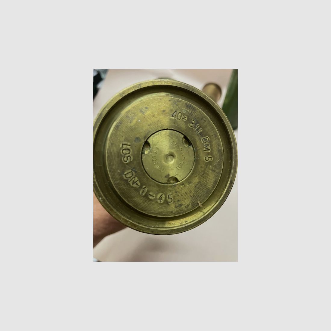 Konvolut Deko Panzerhülsen, Messinghülsen, Messingevase, Blumenvase 