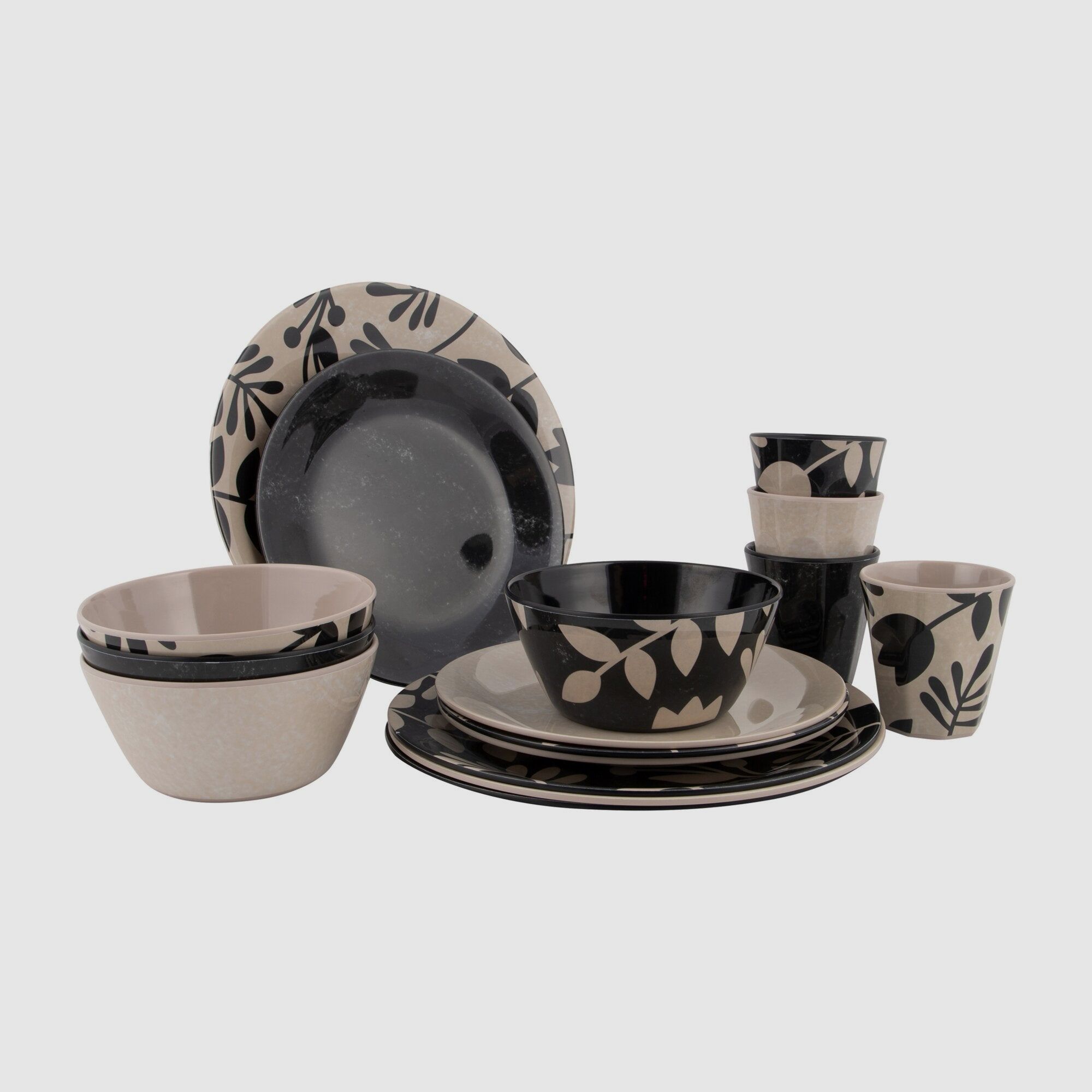 Dinnerware Set Mix & Match, 16-piece, blue/white, image 12 of 24