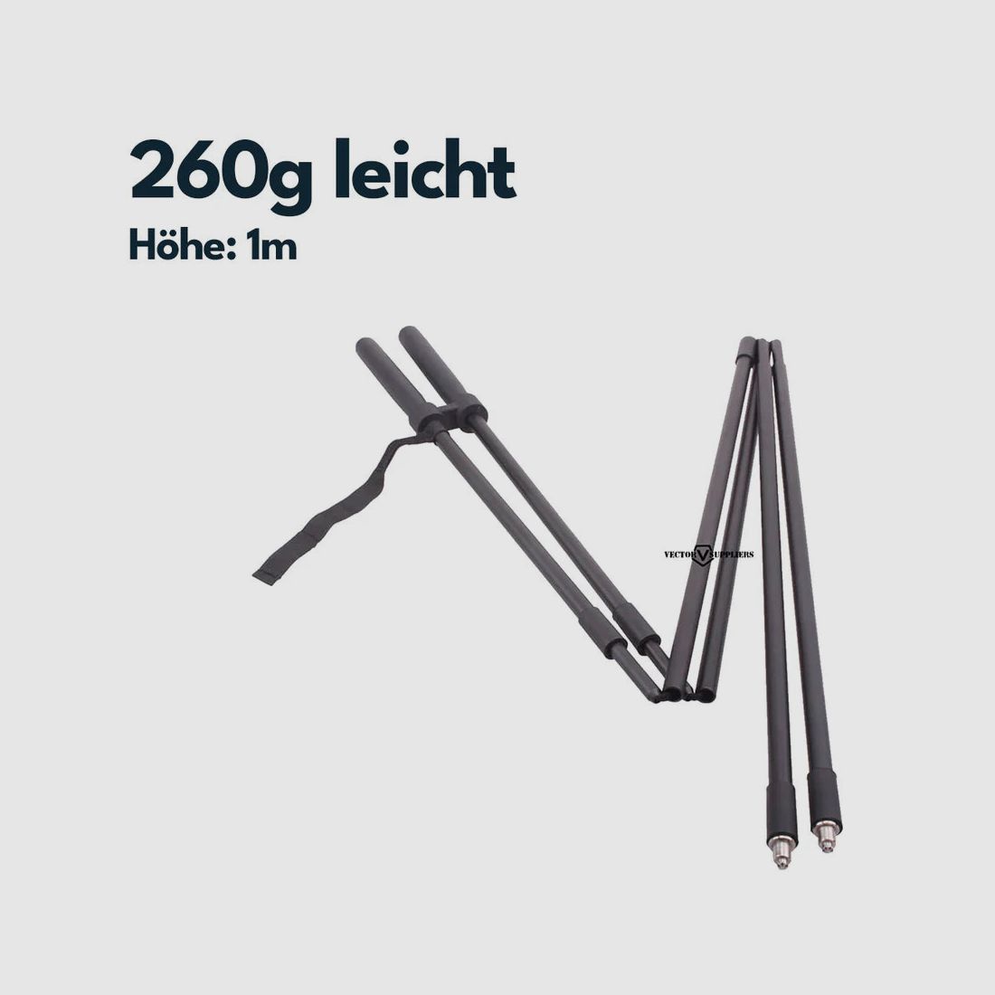 Vector Optics SCOT-12 – bastone da tiro pieghevole, 1 m