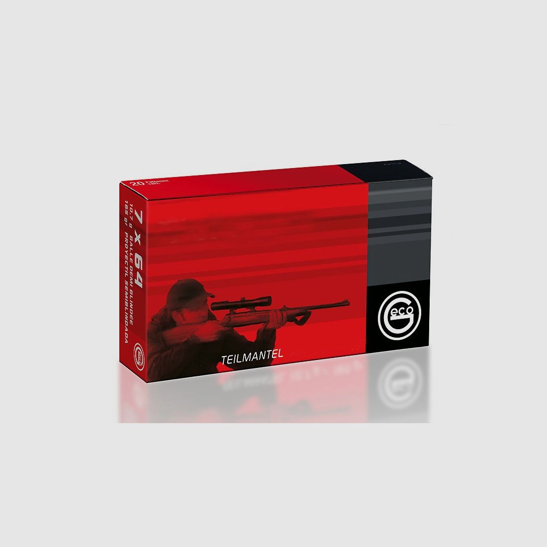 Geco 8x57 IS TM 12,0g/185gr. Büchsenpatronen