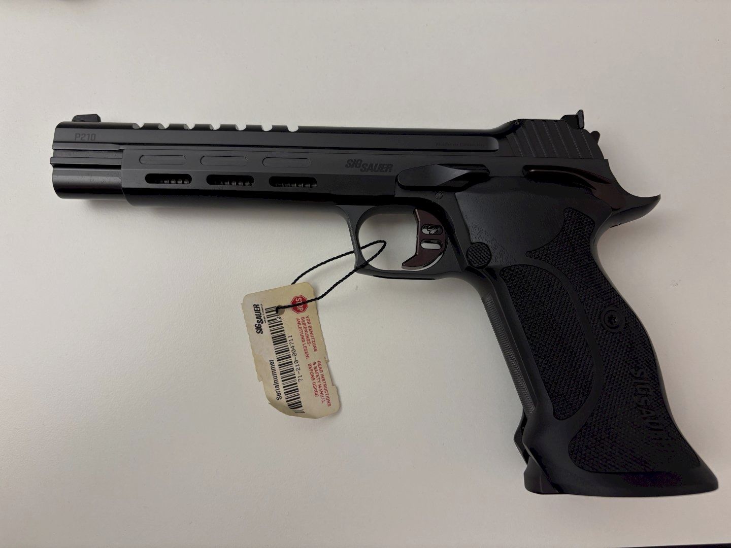 SIG Sauer P210 Skeleton Black - 6 Zoll, 9 mm Para, Eckernförde,  ungeschossen