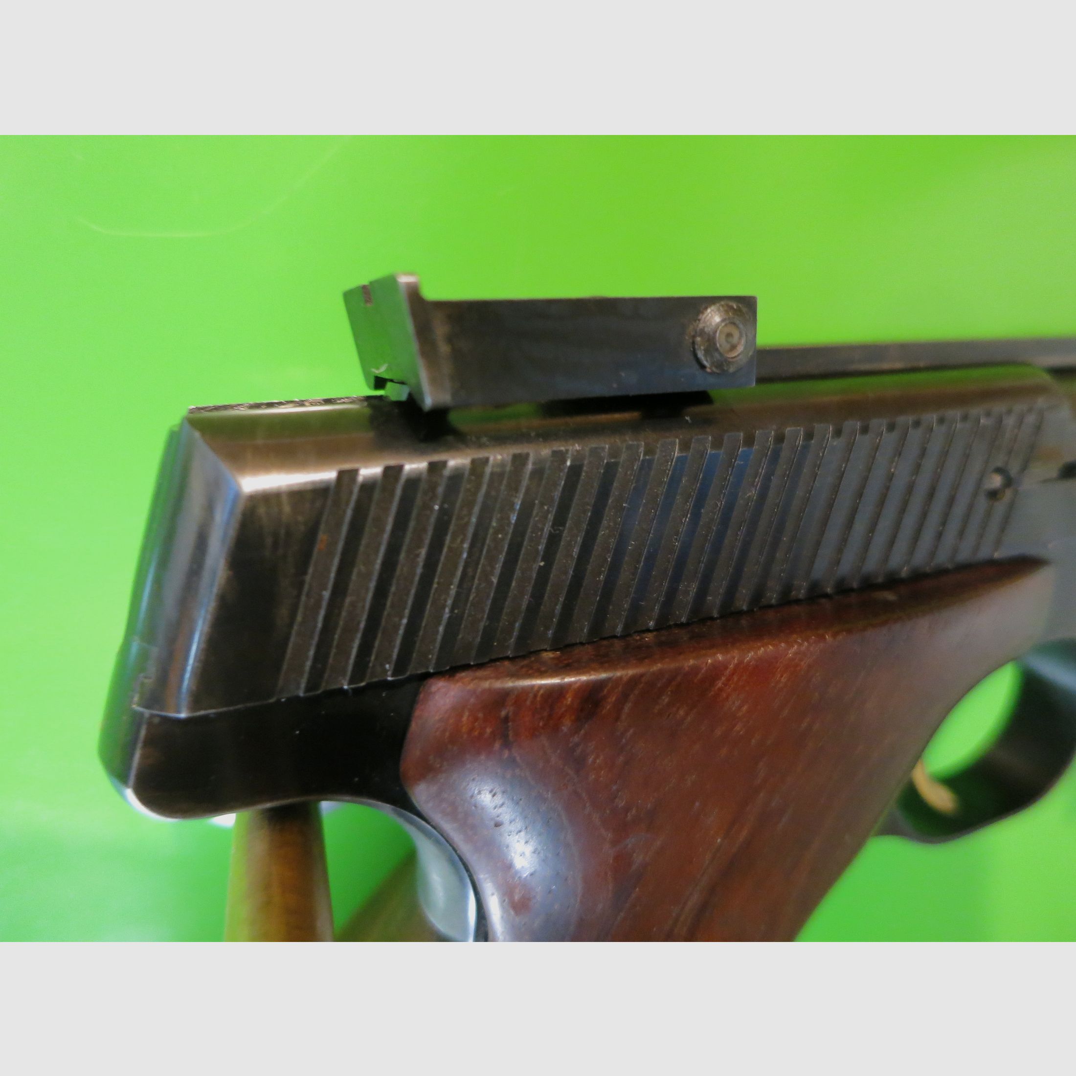 FN Herstal Browning KK Selbstladepistole 150, .22lfB Sportpistole; seltener Kurz-Lauf in 3,5"     #88-, Bild 6 von 11