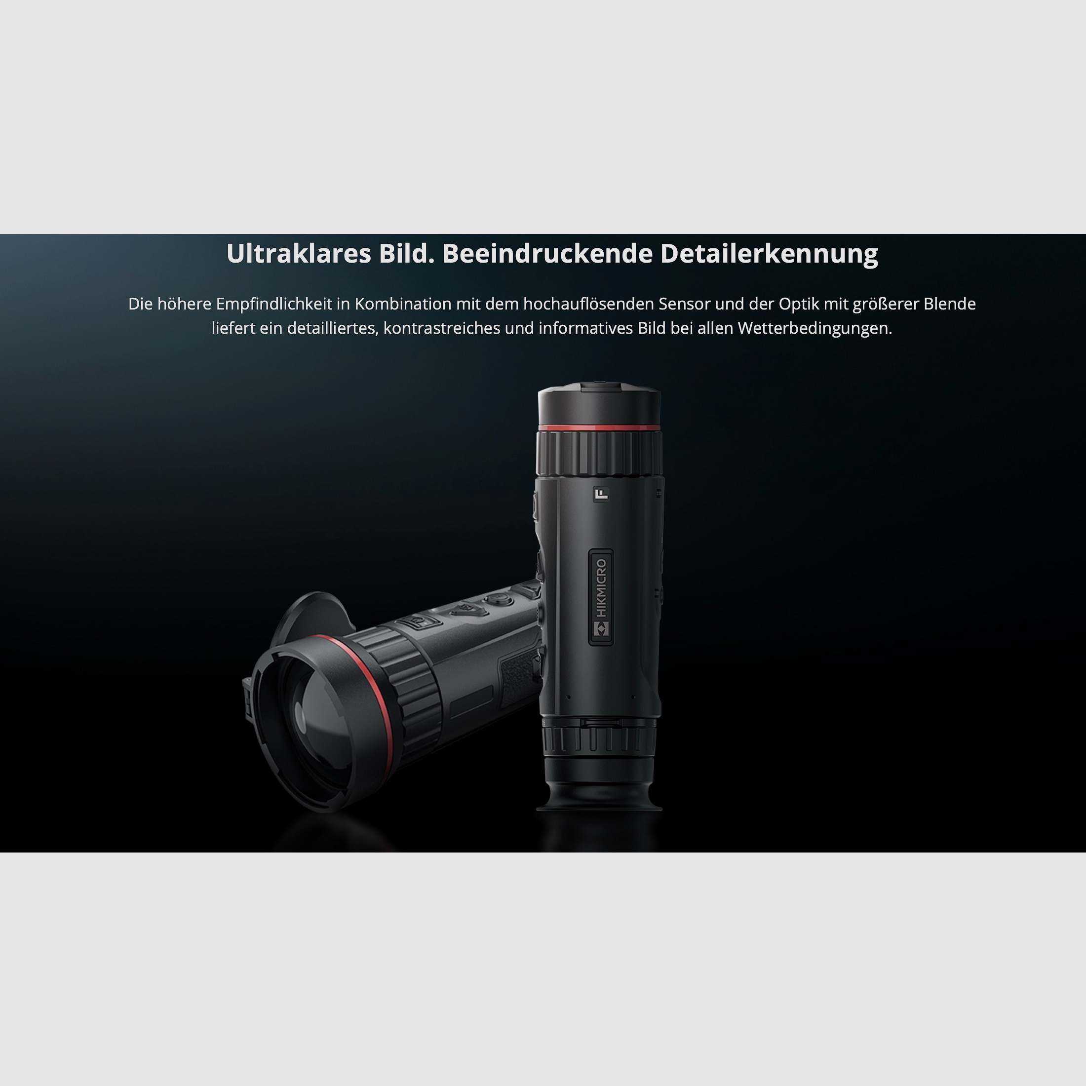 Hikmicro Monokular Falcon FQ35 Wärmebildkamera 640 x 512 12 μm <20 mK