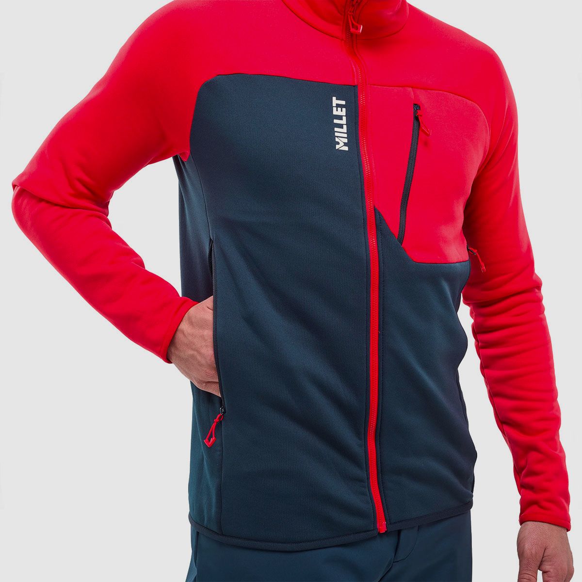 PILE – MEN – MILLET – SENECA FL JKT M Red/Sapphire, image 6 of 6