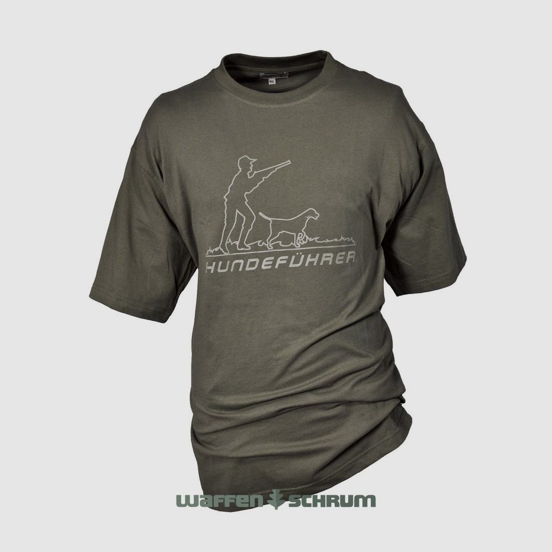 Hubertus T-Shirt Hundeführer Oliv