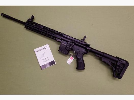 Karabin Haenel CR 223 16,65" czarny z długim chwytakiem i precyzyjnym spustem
