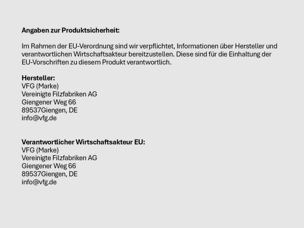 VFG. VFG-Flintenreiniger 12 GA (66924) 100 St. saugfähiger Spezialfilz