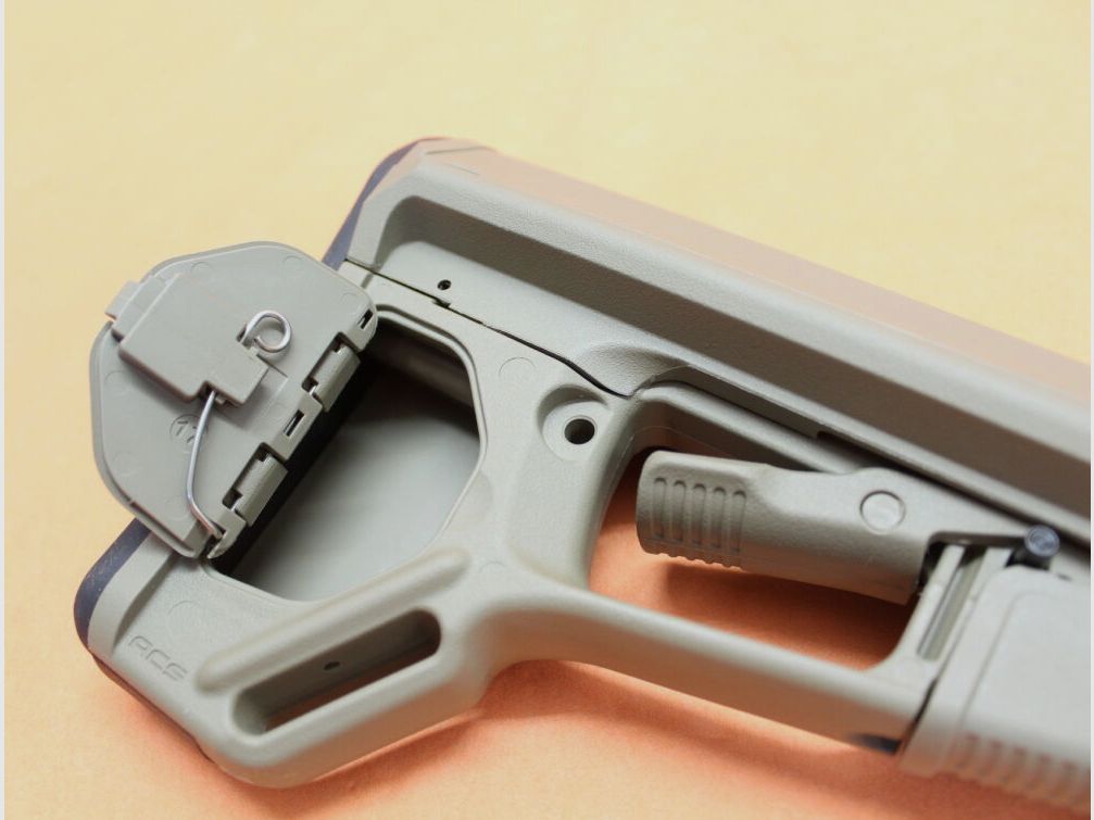 Magpul AR-15: Buttstock Magpul ACS-L (MAG378-FDE) MILSPEC Carbine Stock Polymer Flat Dark Earth/Schubschaft