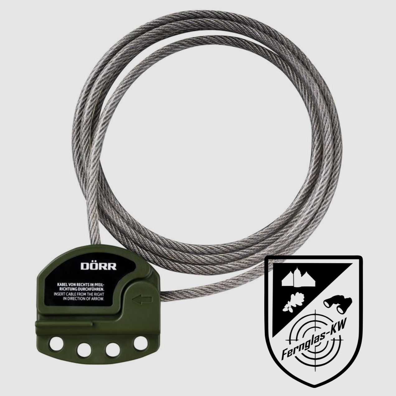 DÖRR 204452 Uniwersalne zapięcie kablowe 1,80 m