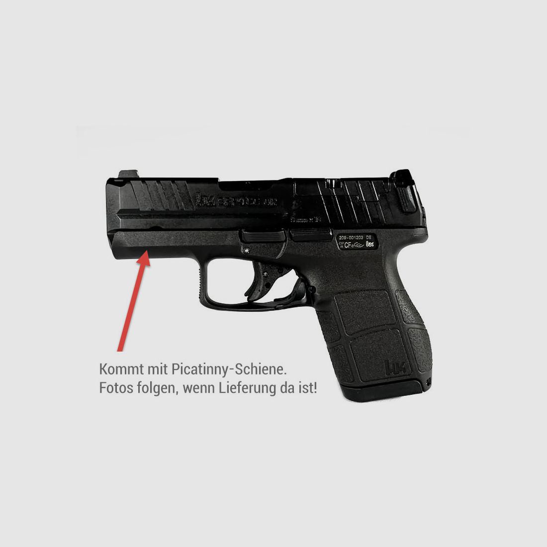 Heckler & Koch SFP9 CC OR, z Picatinny na pokrywie kurzu