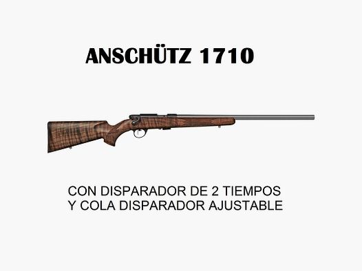ANSCHÜTZ Karabina 1710 HB ES w klasycznej kolbie z orzecha