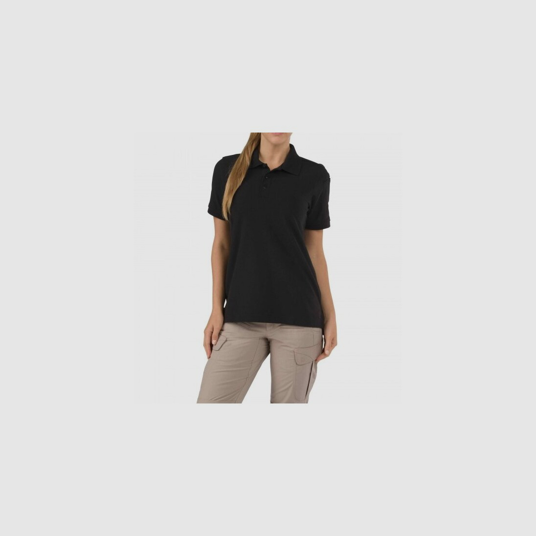 '5.11 Women''s Short Sleeve Utility Polo Schwarz S'