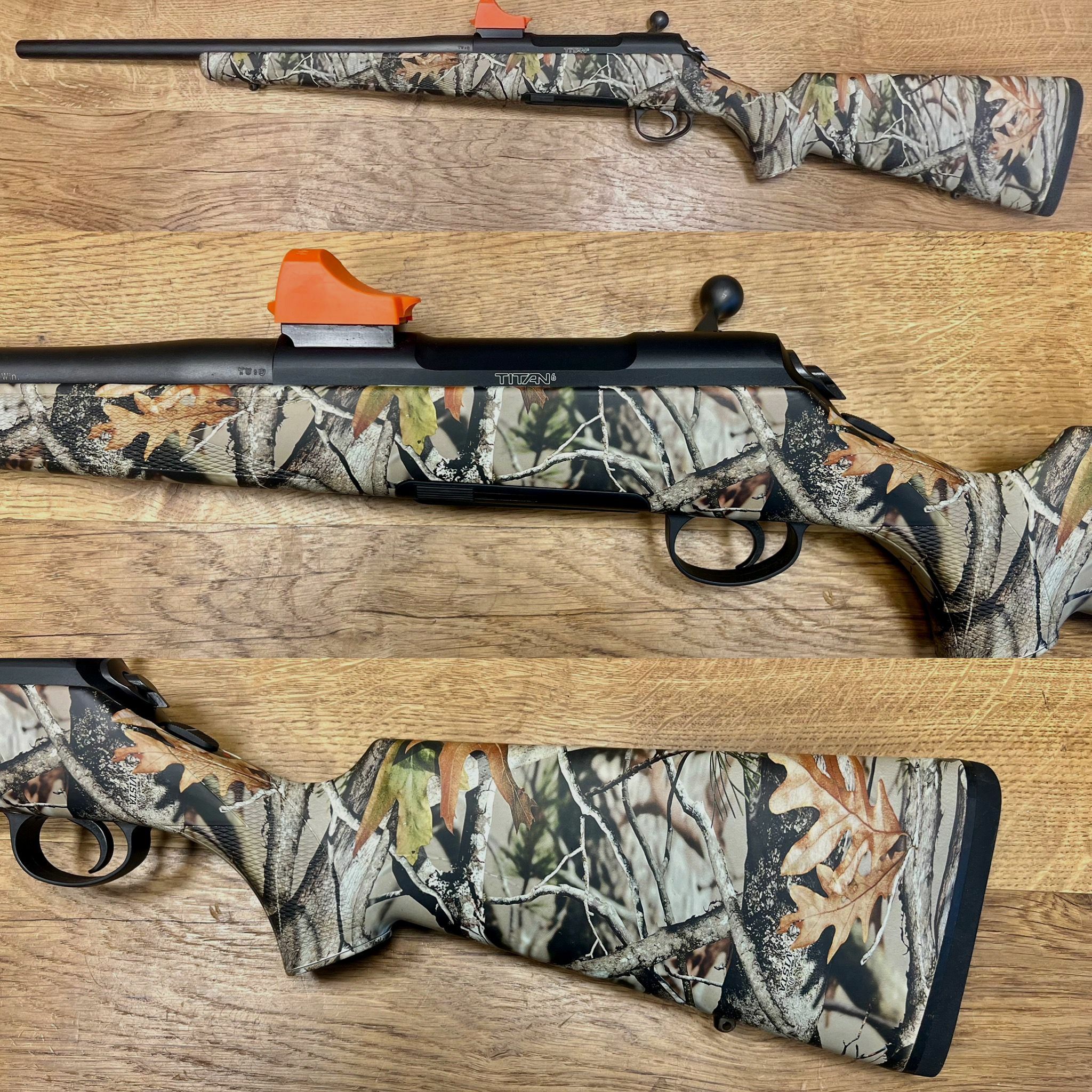 Rößler Camo Rifle Repetidor Arma para Guía de Perros Titan 6 con Noblex Sight Naranja