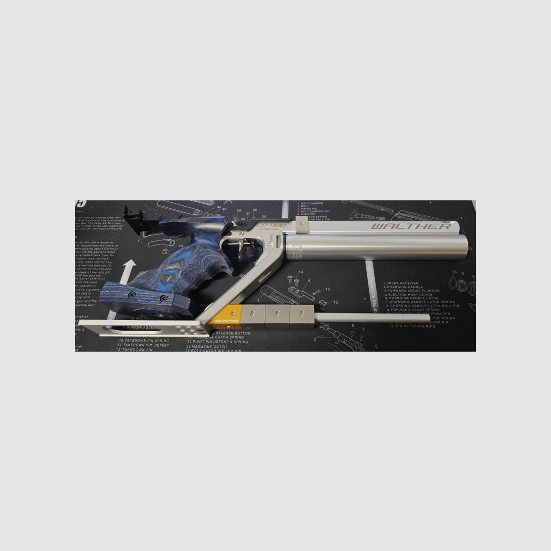 Luftpistole LP 400 Auflage