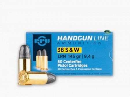 PRVI PARTIZAN Munition Kal.38 S & W LRN 145 gr