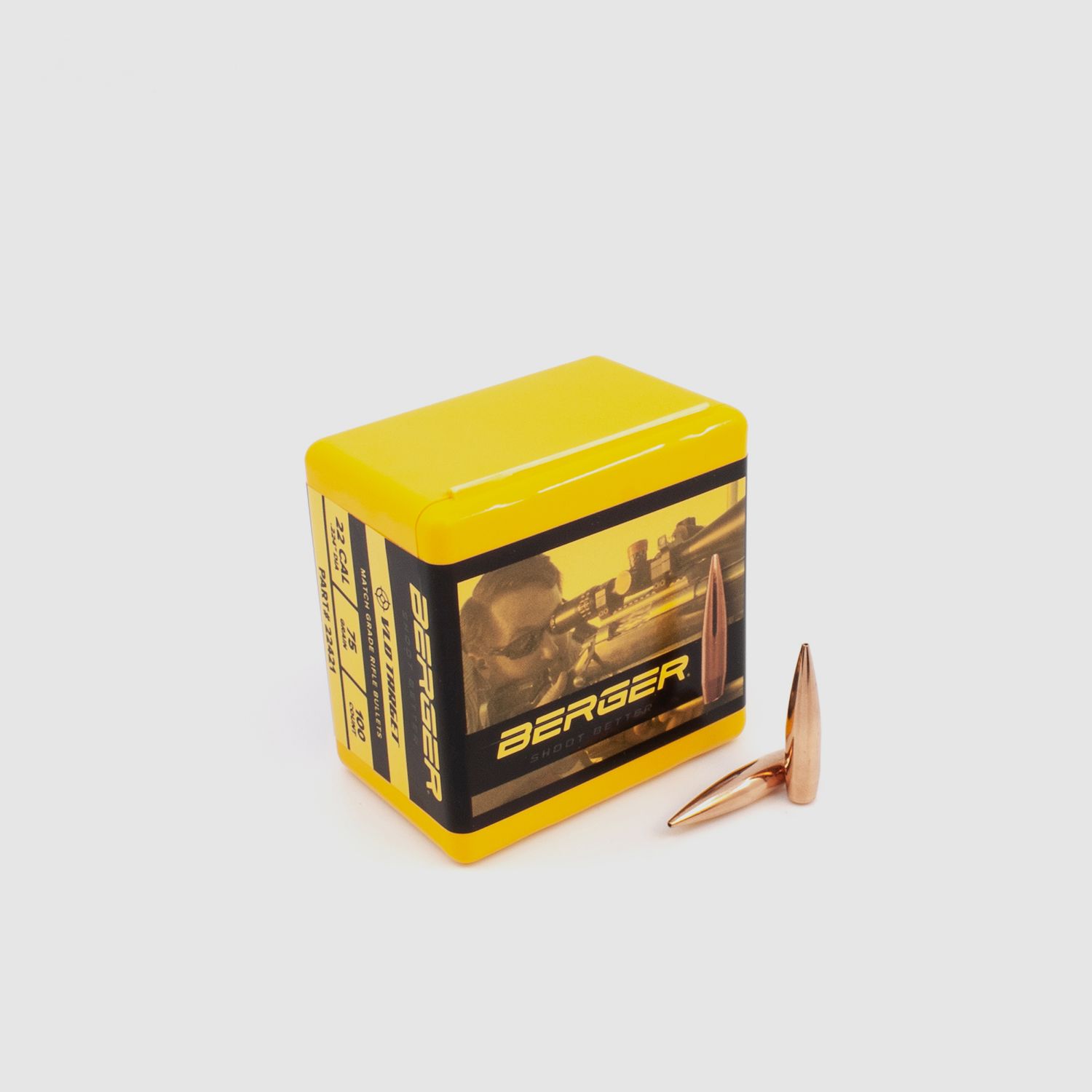 Berger Geschoss .22 VLD Target 75GR 100 Stück