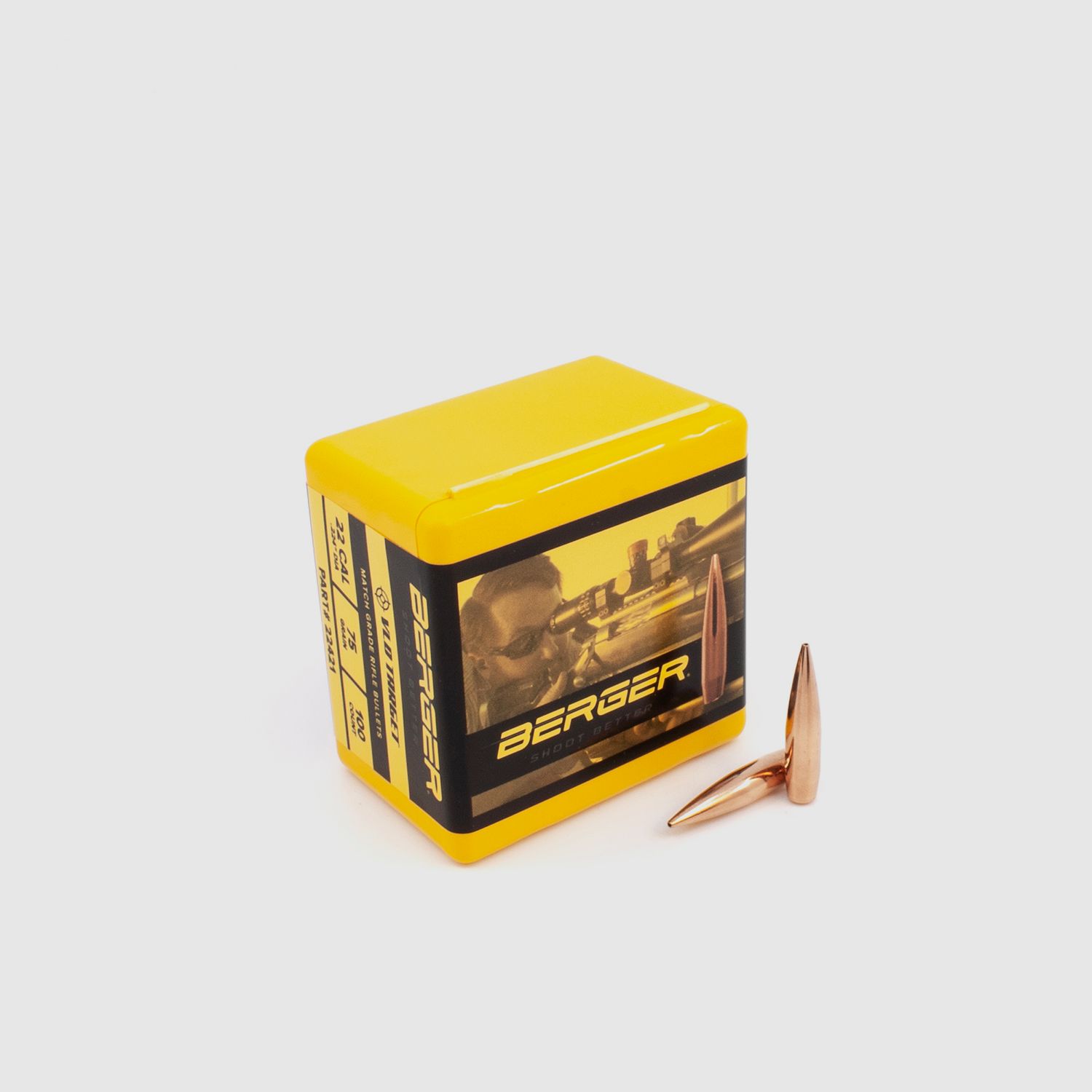 Berger Geschoss .22 VLD Target 75GR 100 Stück