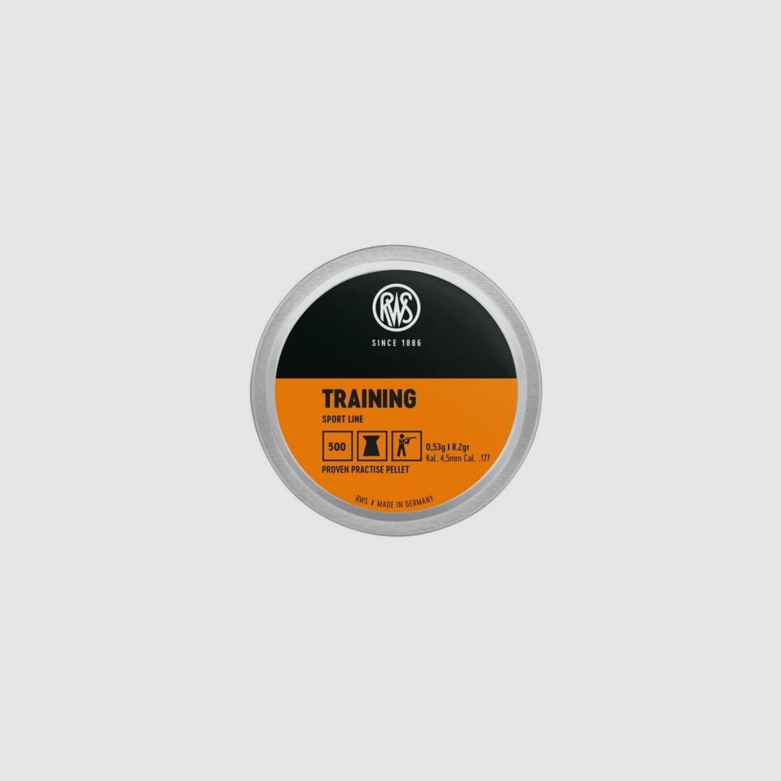 RWS Training 0,53g - Kal. 4,5mm; 500 Schuss