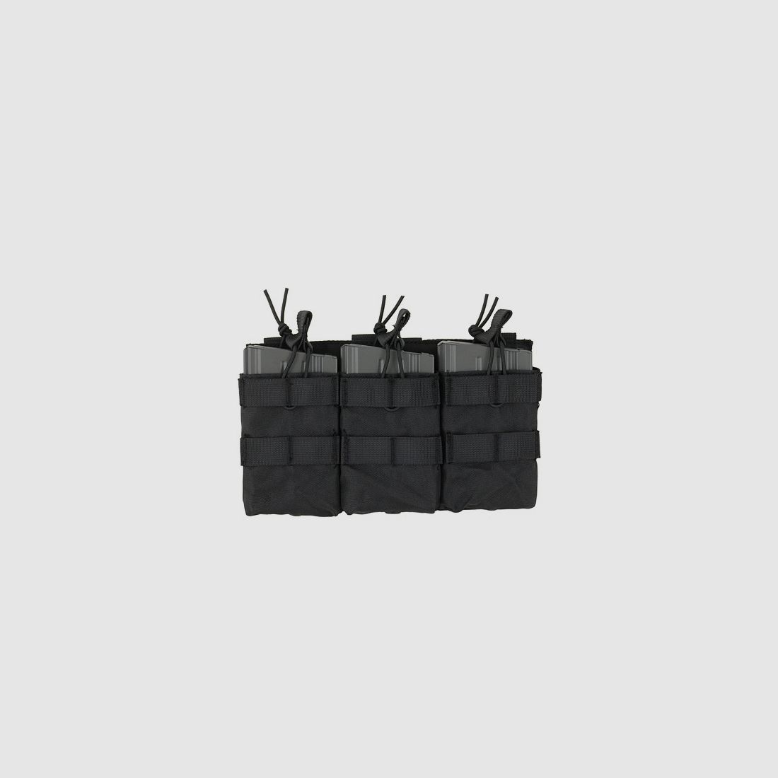 Triple Open Top 7.62 Mag Pouch - Black [8FIELDS]