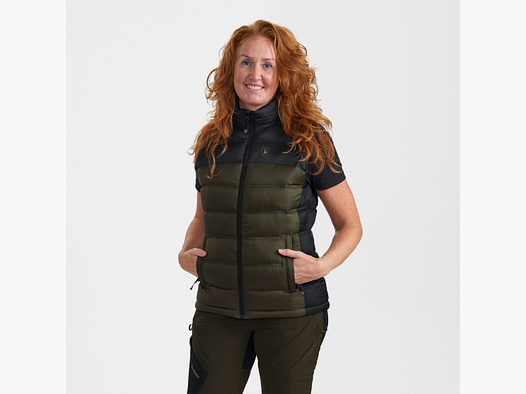 Lady Northward Wattierte Weste - Rifle Green – Kleidergröße Damen: 38