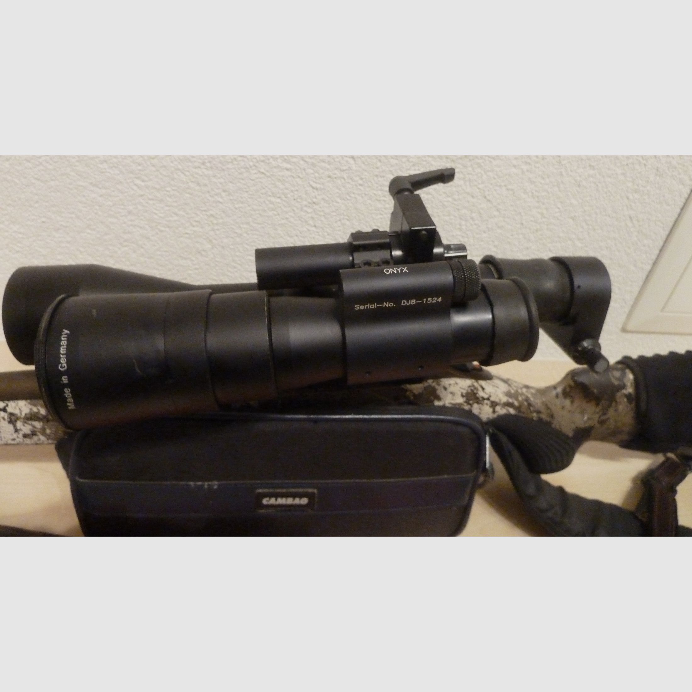 Jahnke appareil de vision nocturne DJ-8 Onyx tube d'image haute performance 7,5x56 en excellent état