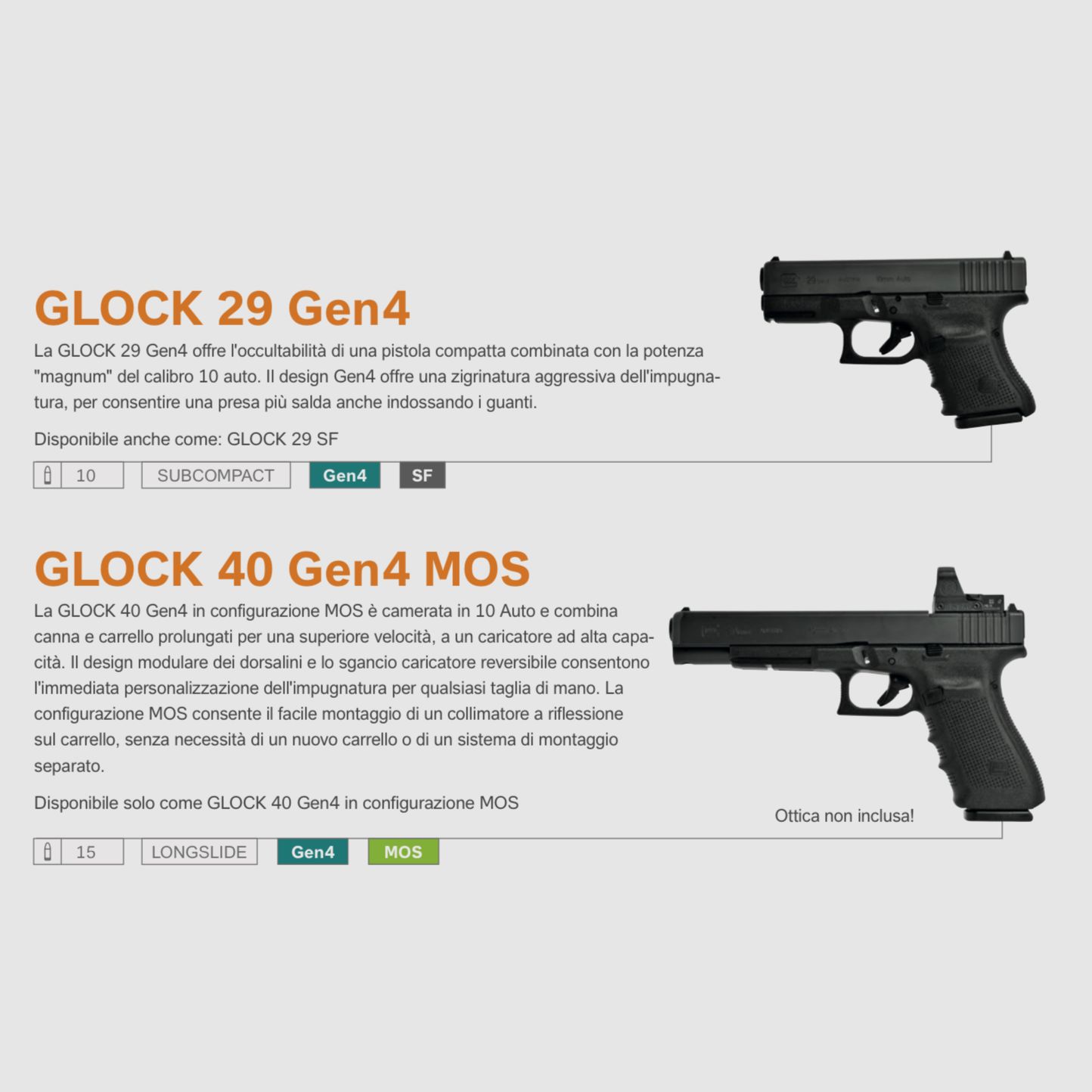GLOCK / SEMIAUTO PISTOOL / ALLE MODELLEN, afbeelding 24 van 30