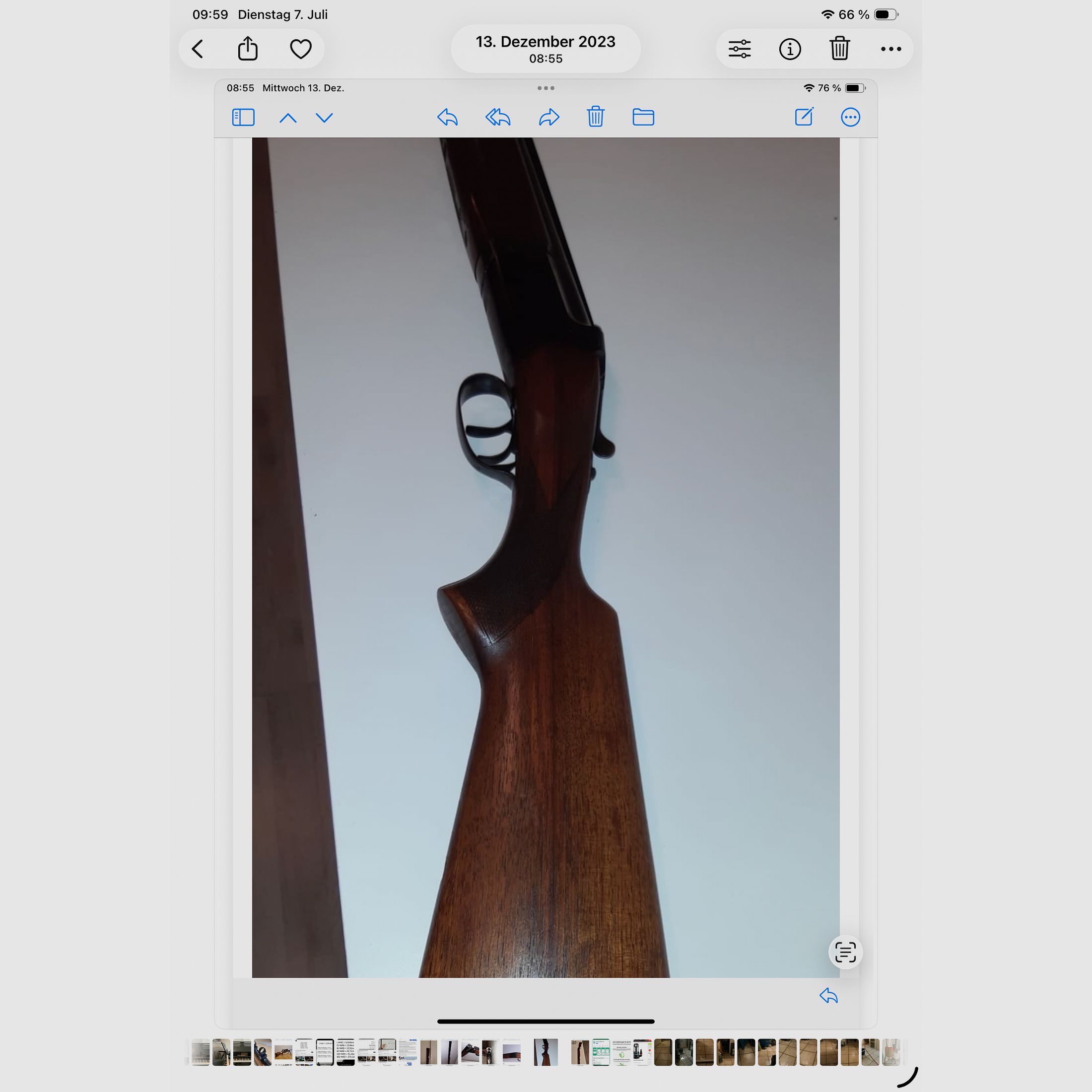 double-barrel shotgun
