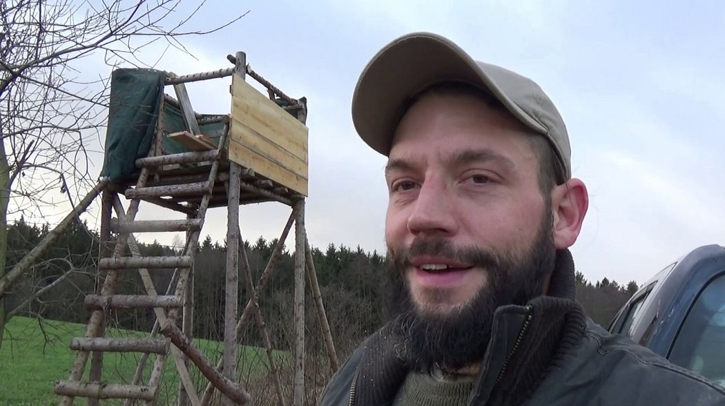 Jagderfolg auf der Lieblingskanzel Umbau Hoher Drückjagdbock #Jagd #Revierarbeit