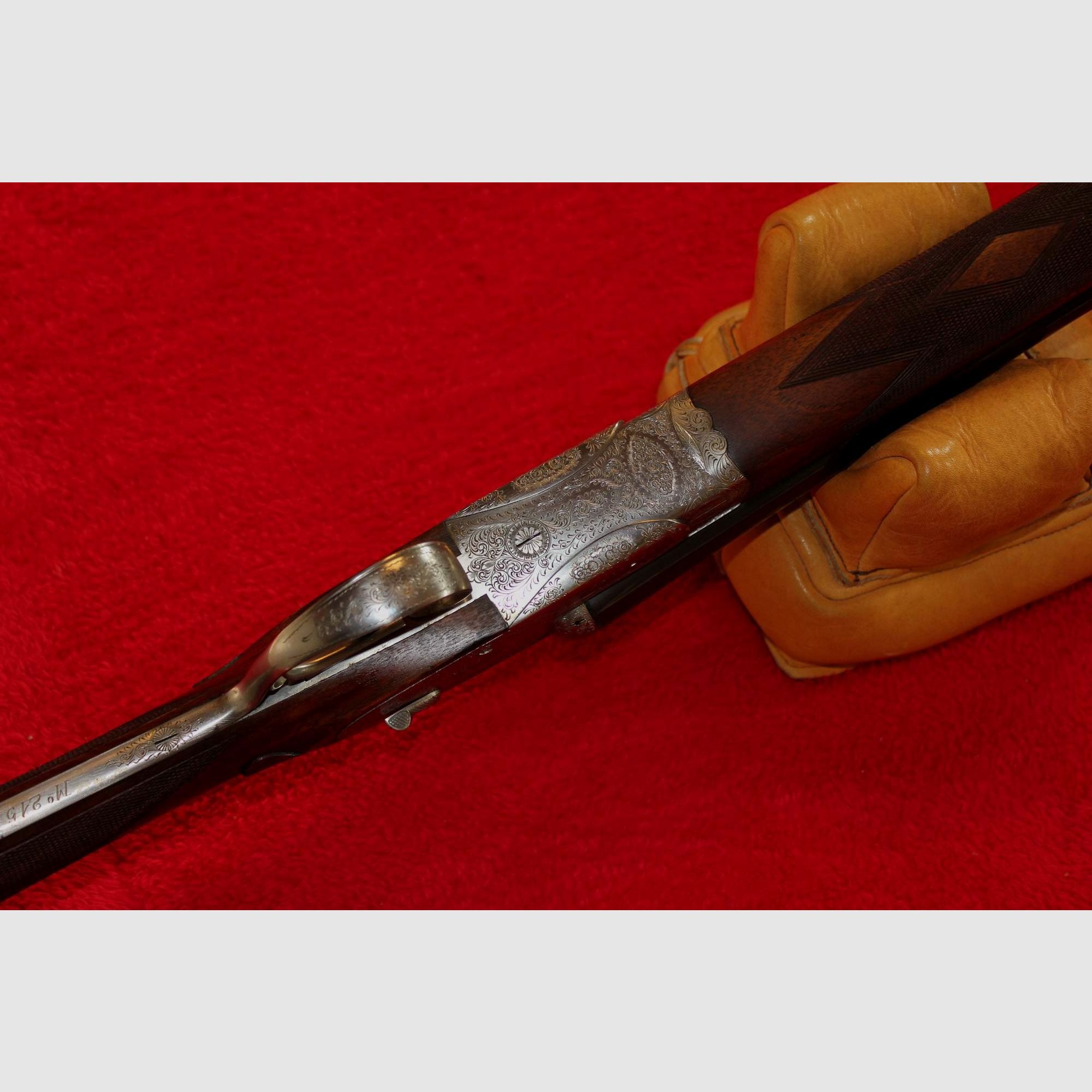 Elegante Seitenschlossflinte der Firma Grulla,  Mod. San Remo