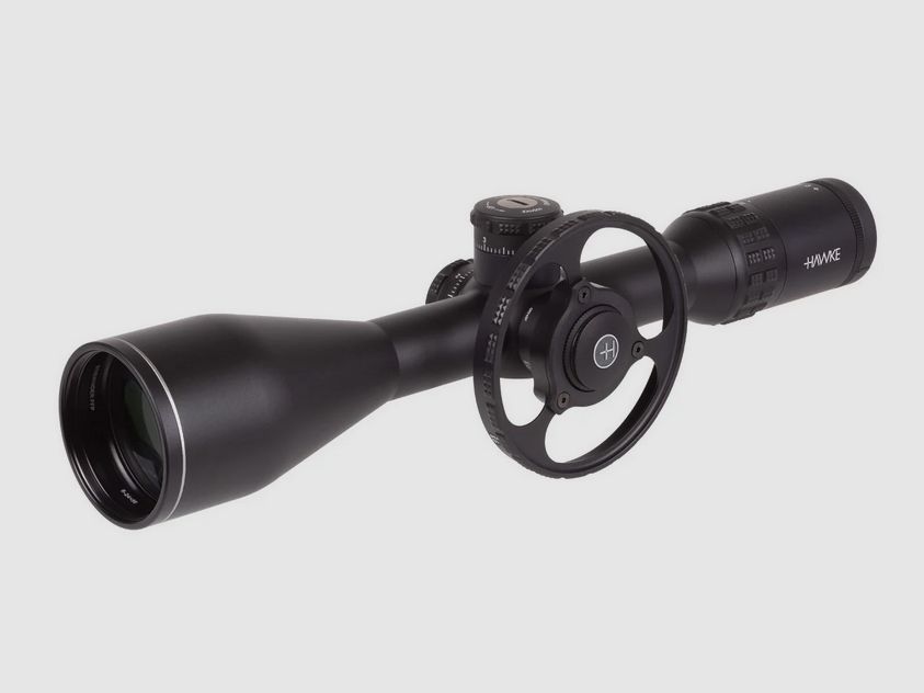 Hawke Sidewinder 30 FFP 6-24x56 (17460) – Half Mil reticle – As new / unfired / unused in original packaging - with Bubble Level
