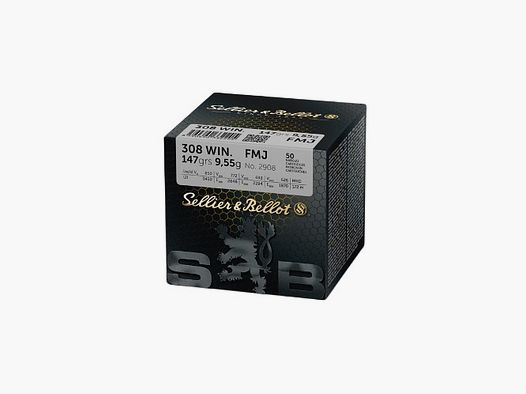 S&B .308 Win FMJ 9,55g