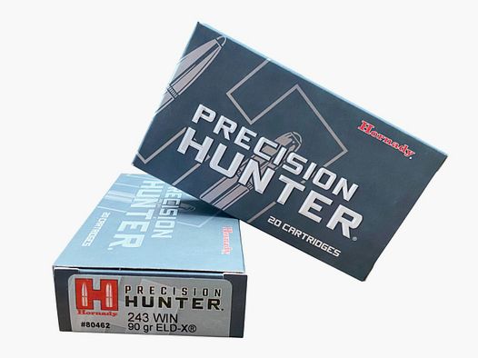 Munition Hornady 243 Win PRECISION HUNTER ELD-X 90 gr