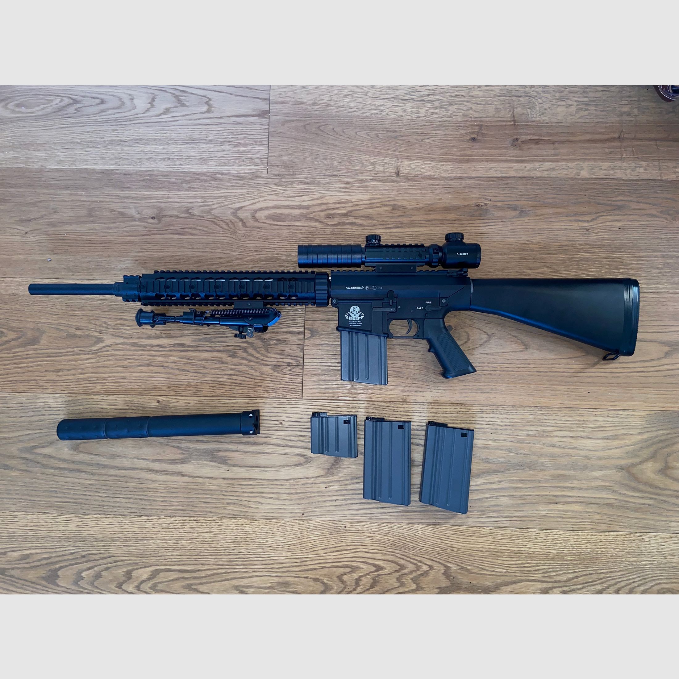 G&G GR-25 (SR-25 DMR) m. Zubehör