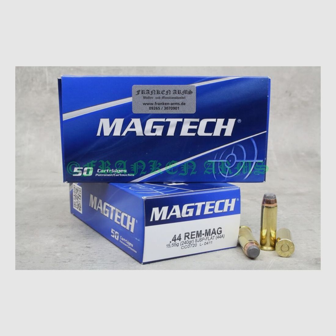 Magtech .44 Mag. SJSP 240gr. 15,6g 50 pièces Prix dégressifs