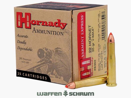 Hornady V-Max 2,3g - 35gr. .22Hornet