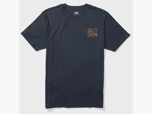 T-SHIRT SALTY CREW TRIED AND TRUE NAVY