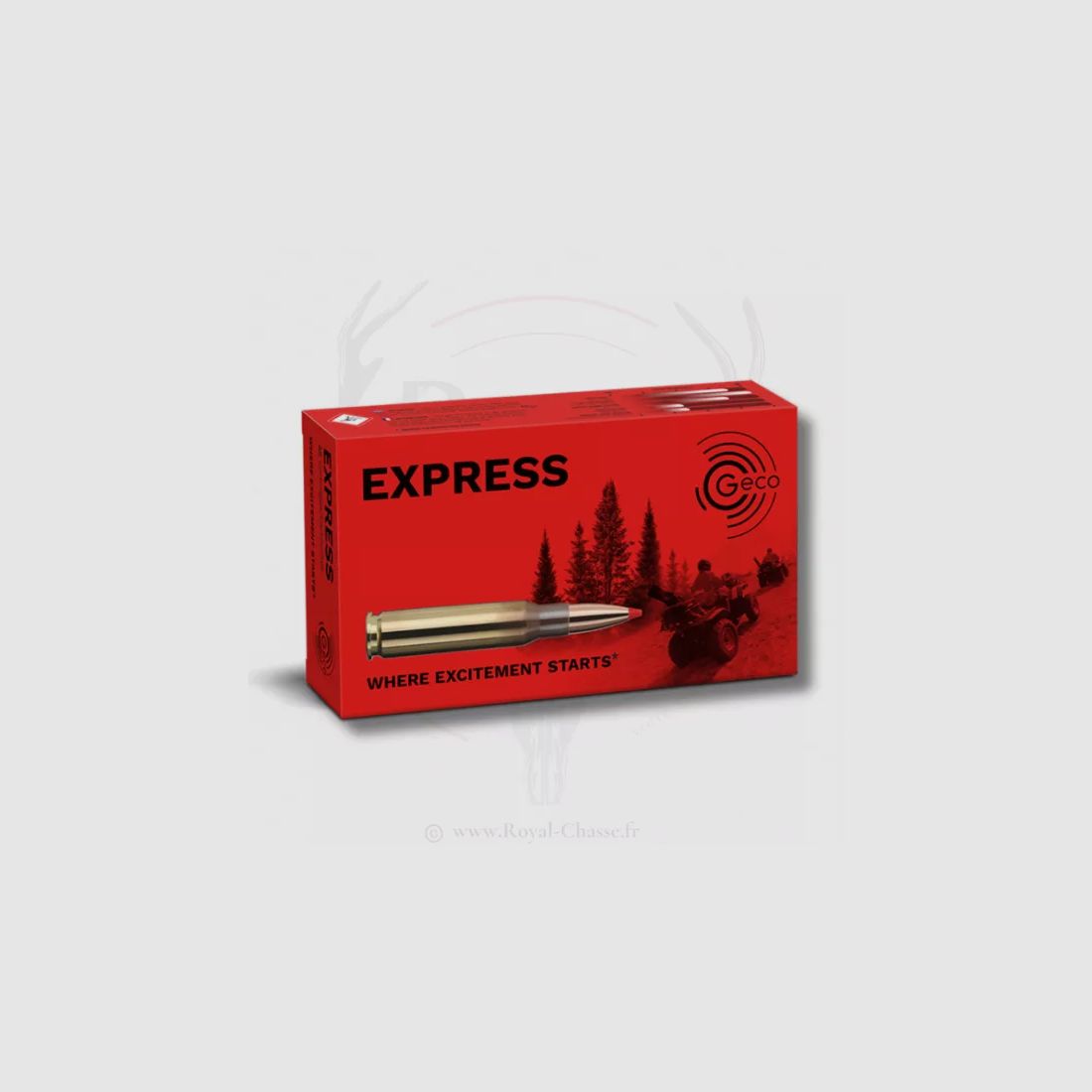20 EXPRESS-patronen kal. 8X57 JRS 180GRS GECO, afbeelding 1 van 3