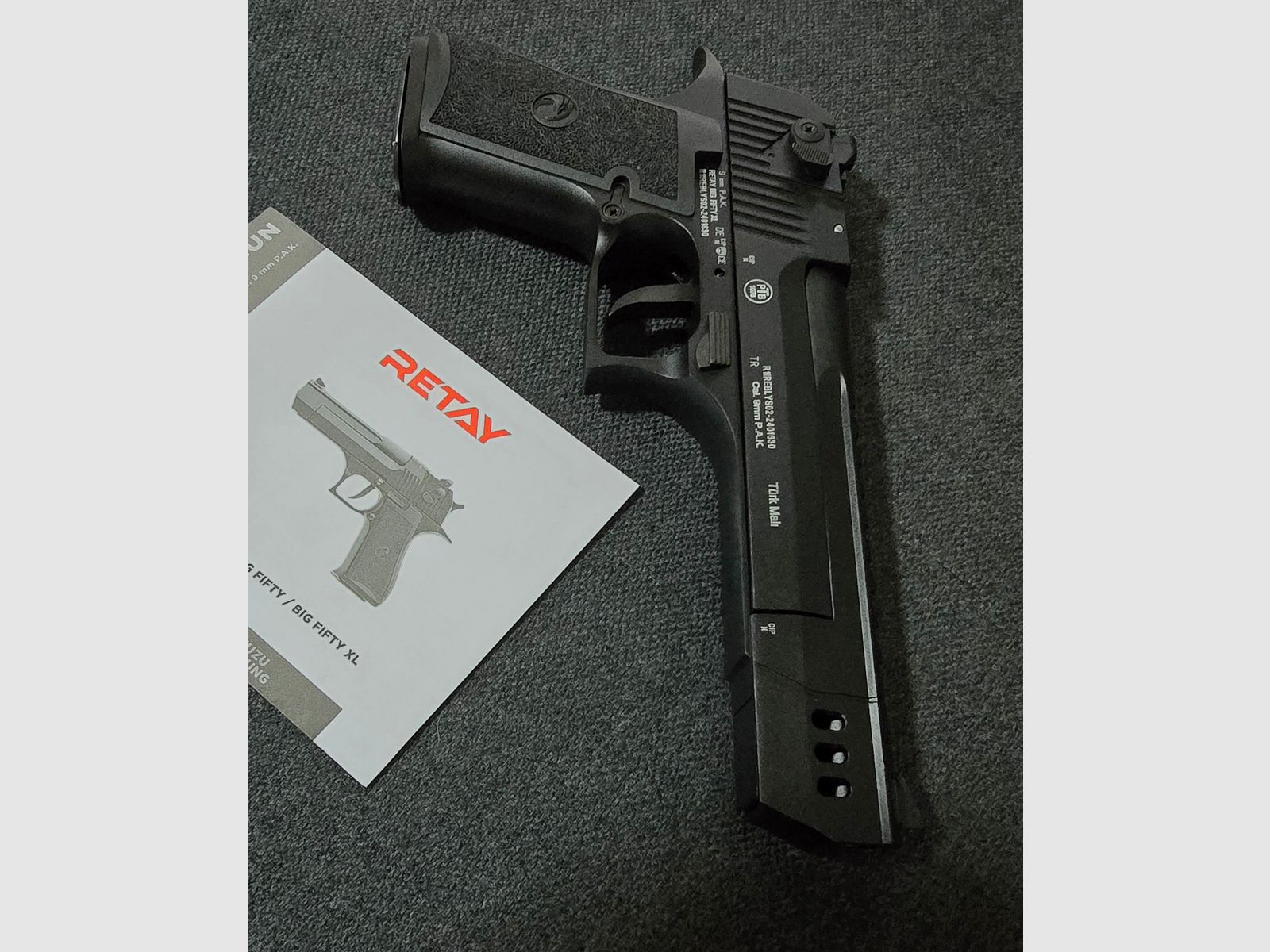 Retay Big Fifty XL 9mm PAK Schreckschuss (Desert Eagle)