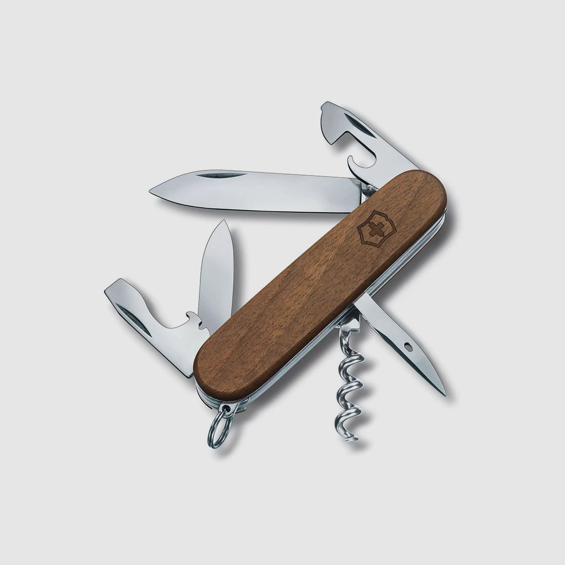 Multitools Schweizer Taschenmesser Victorinox Spartan Wood LĂ¤nge 9,1 cm 10 Funktionen (P18)