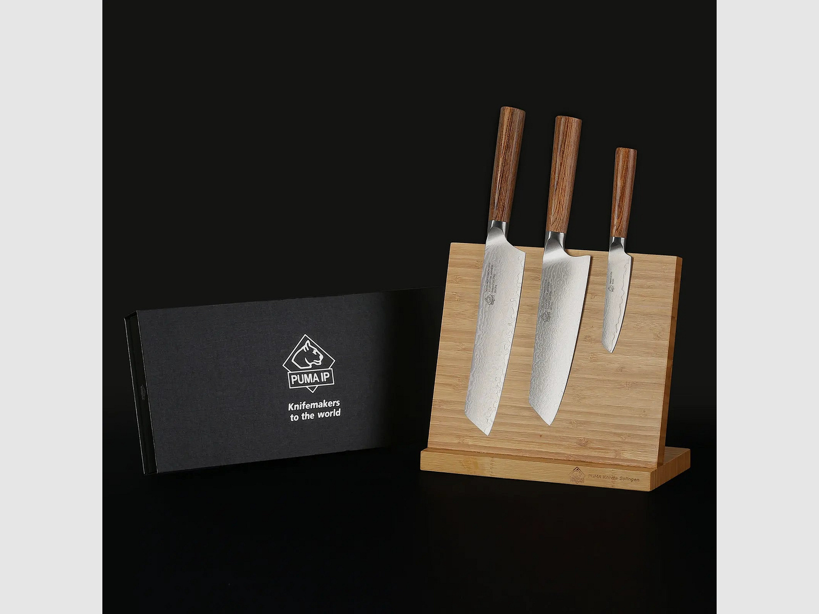 PUMA IP set of 3: chef, santoku, & pairing knife