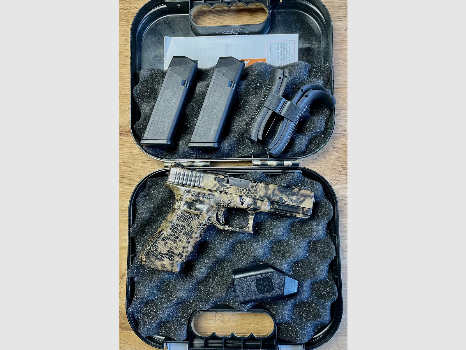 Customized Glock 17 Gen4 9mm Luger komplett set  - überarbeitet