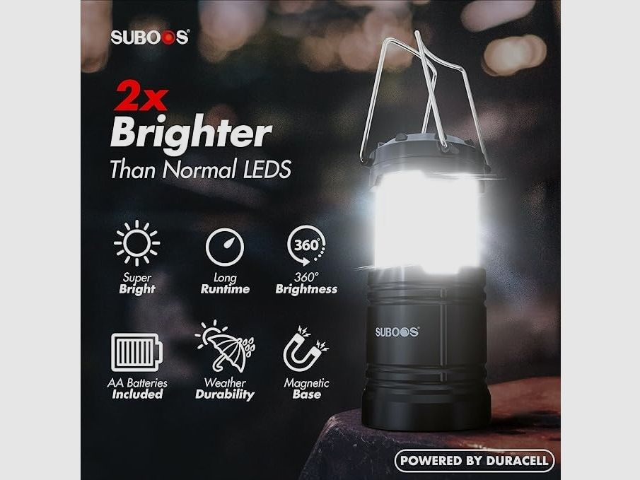 Batteriebetriebene LED Camping Laterne