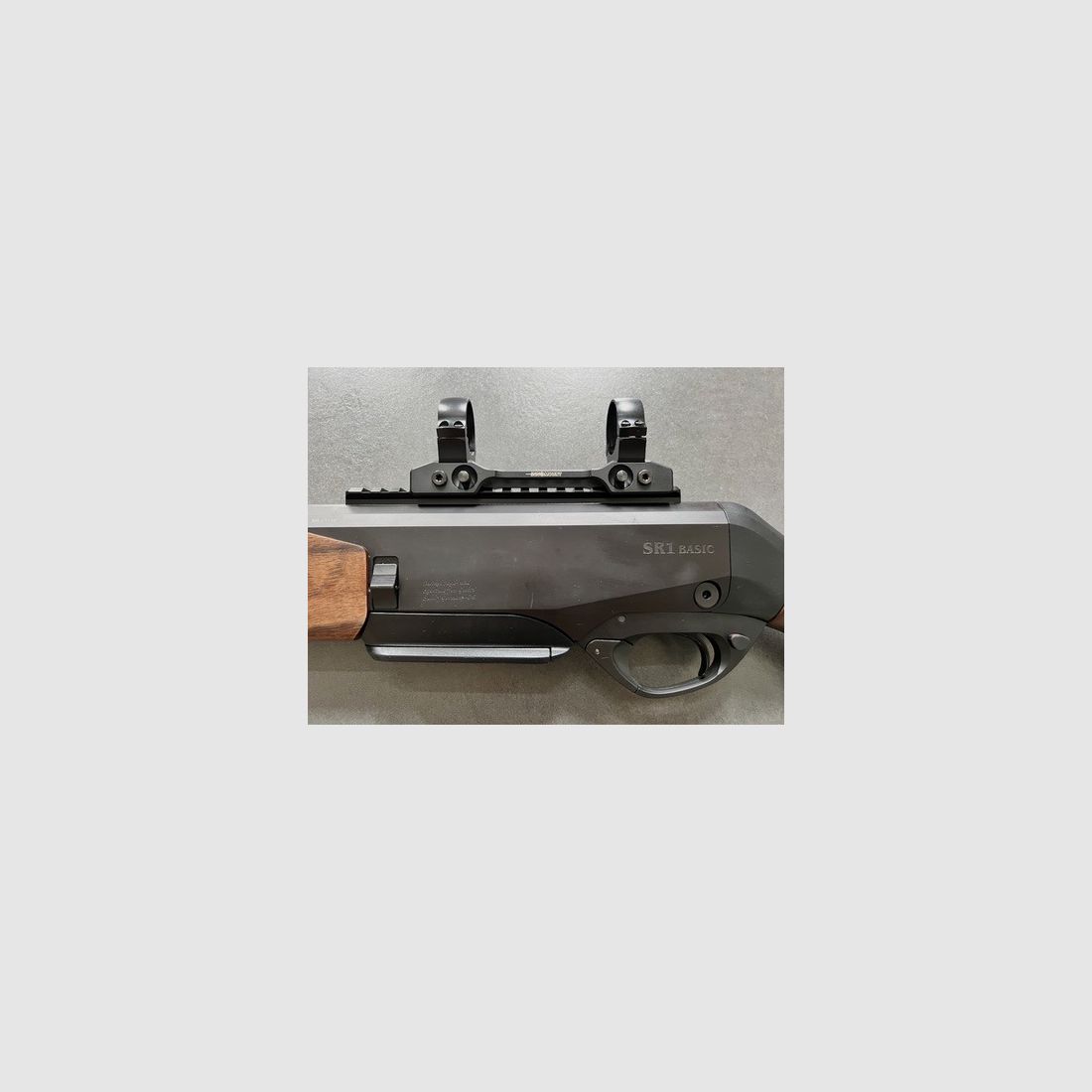 Selbstladebüchse Merkel SR1 Kal. 8x57 IS mit Schalldämpfer und Montage