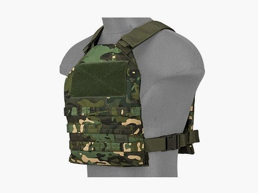 Plattenträger Gilet Lancer Tactical 1000D Tropic Camo - Widerstandsfähig und Modular - Schutz und Komfort im Gelände