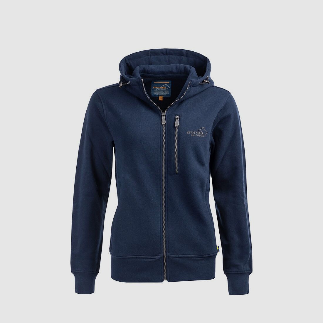 Arrak Outdoor Sporty Hoodie, Damen, Navy, 3XL