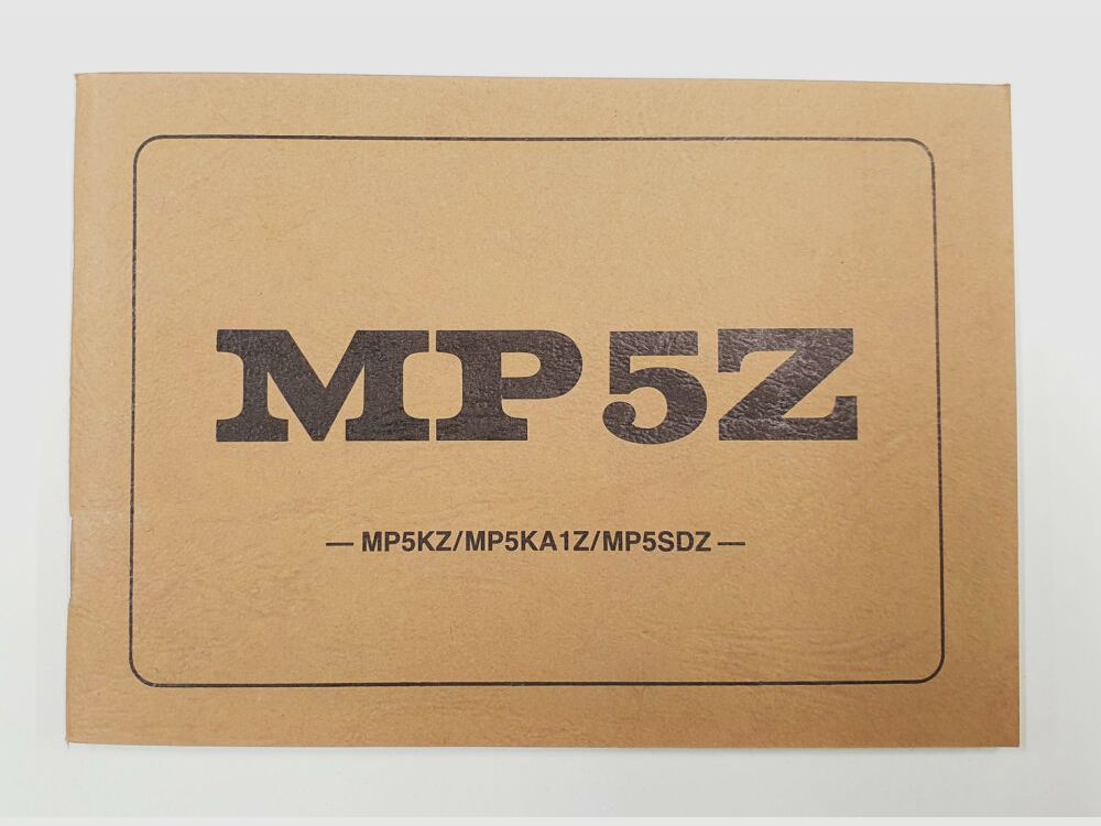 Heckler & Koch Handbuch Heckler und Koch ZOLL HK MP5Z MP5KZ MP5KA1Z MP5SDZ