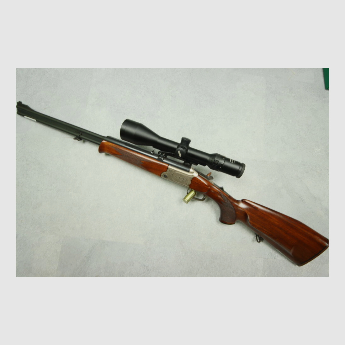 Merkel hand-spanner including Meopta ZF B4 double rifle mountain rifle