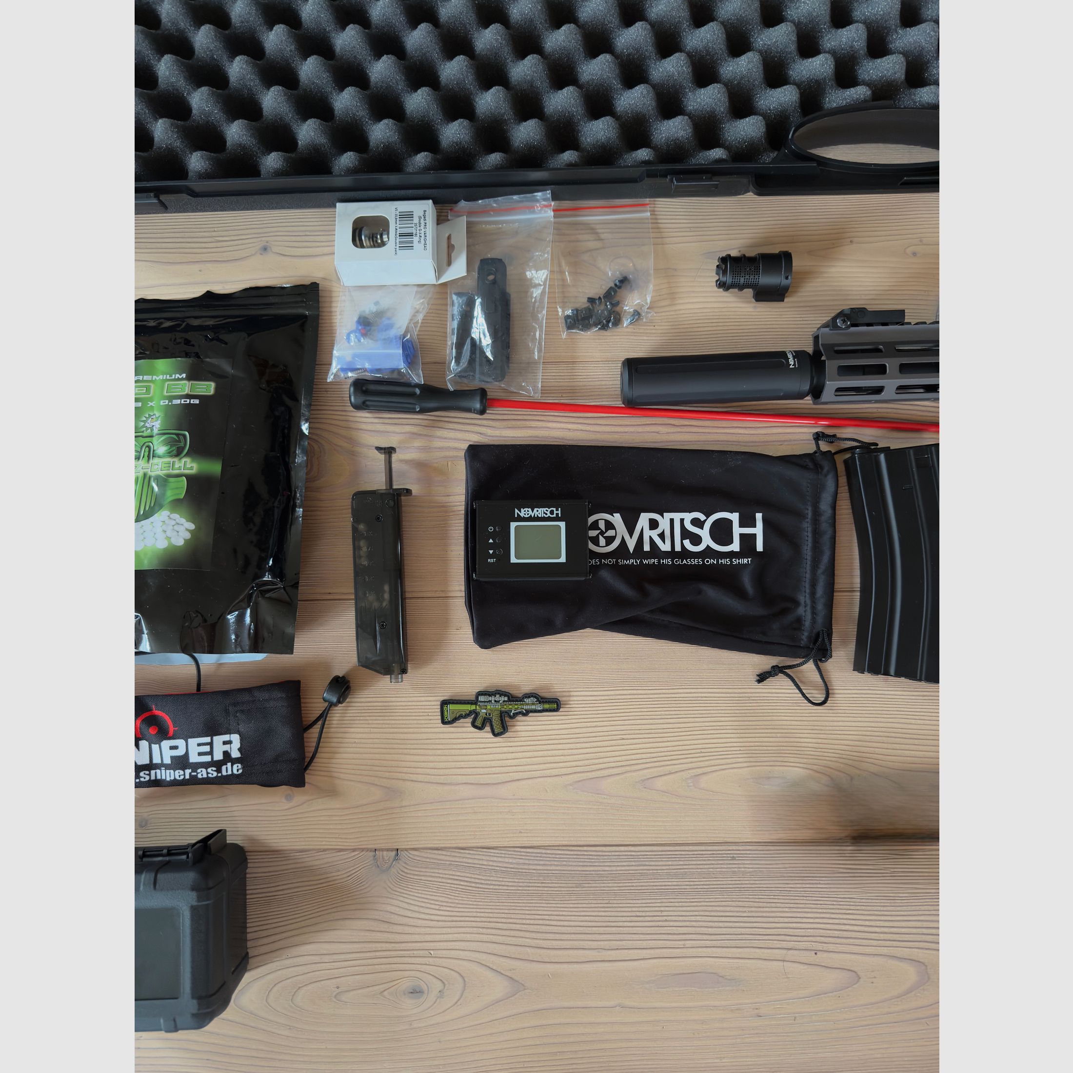 UNSCHLAGBAR!! Professionelles Airsoft-Komplettset – Sofort einsatzbereit