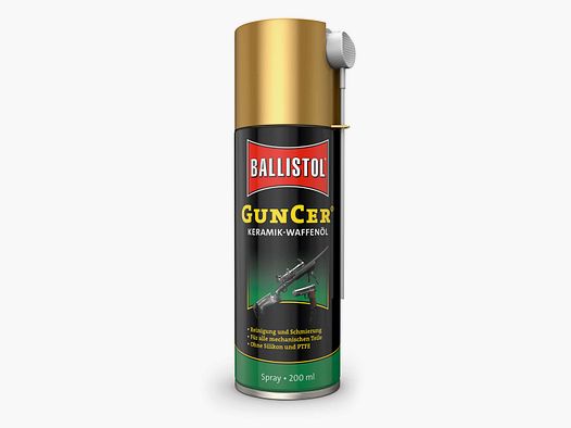 Ballistol GunCer Olio per armi in ceramica - Spray da 200ml